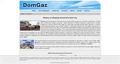 Desktop Screenshot of domgaz.waw.pl